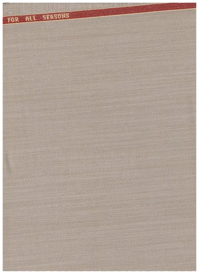 Beige Polywool Raymond Suiting Fabric
