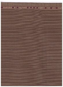 Brown Raymond Polywool Suiting fabric