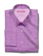 Arvind Purple Giza Cotton Shirting