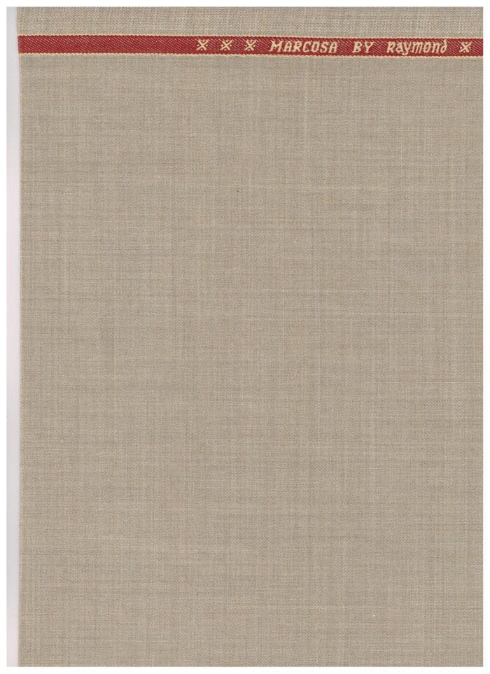 Raymond Beige Polywool Suiting Fabric