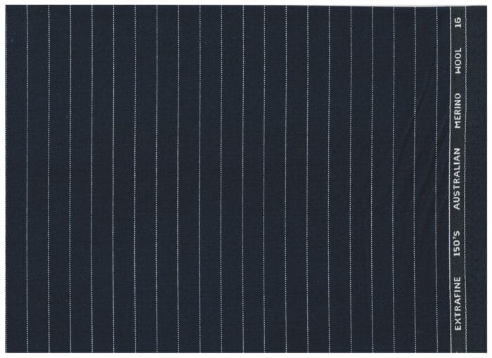 Menzoni 150's Grey Italian Polywool Suiting Fabric