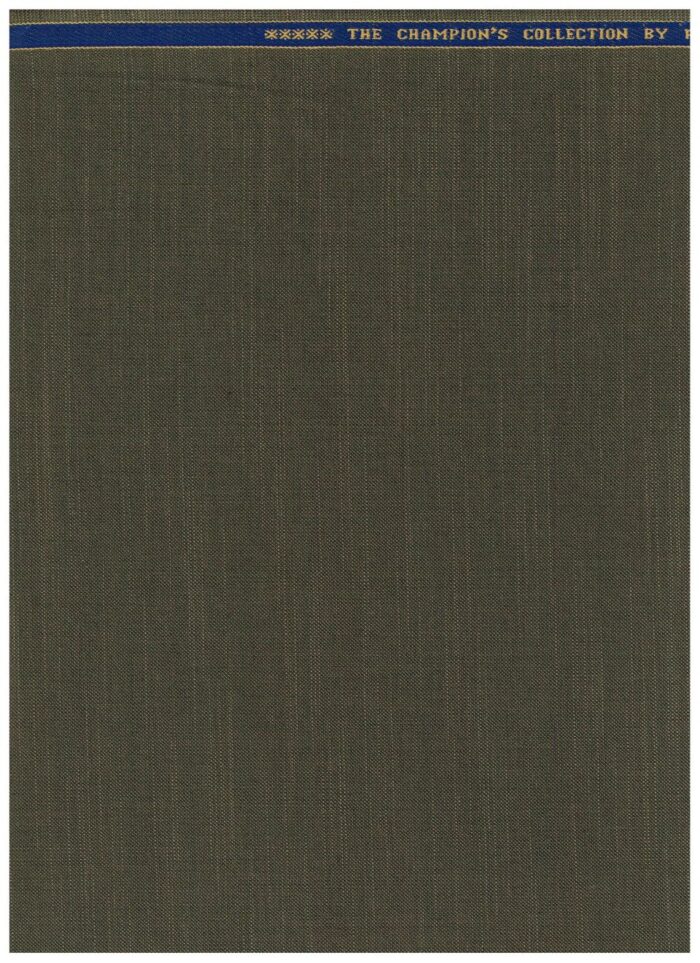 Raymond Tate Olive Polywool Suiting Farbic