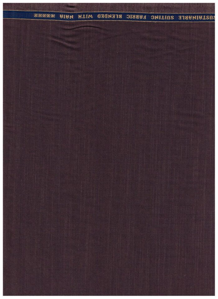 Raymond Grape Purple Polywool Suiting Fabric