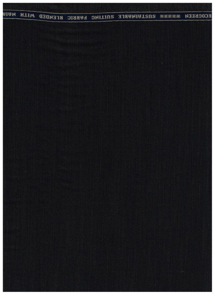 Raymond Black Polywool Suiting Fabric