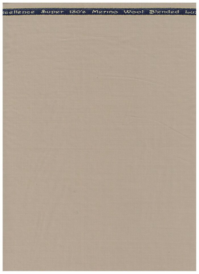 Georgio Khaki Polywool super 130's Suiting fabric