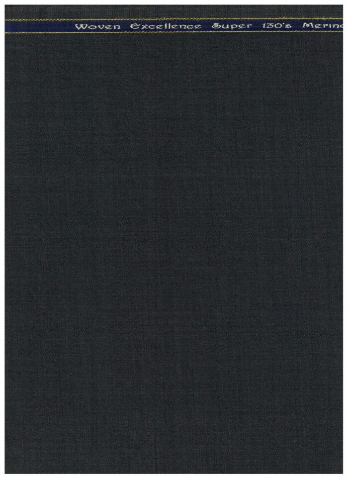 Georgio Gullini Shadow Grey Polywool Super 130 suiting fabric