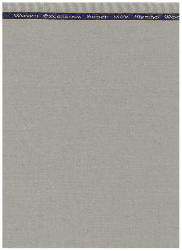 Georgio gullini Smoke Grey polywool super 130's suiting fabric