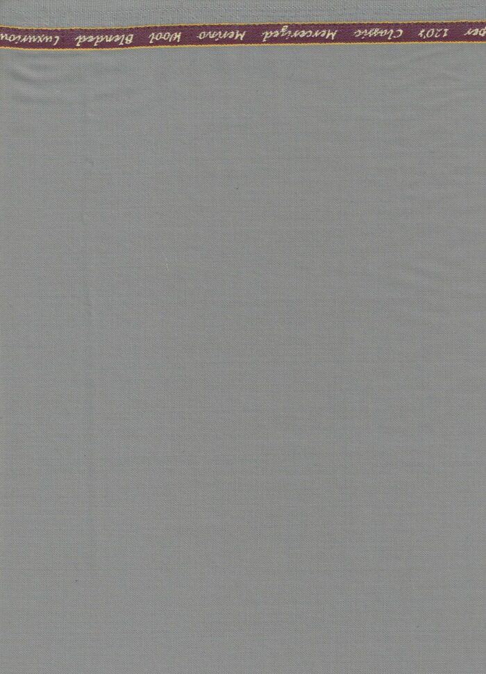 Georgio Gullini Grey Super 120's Polywool Suiting and trouser fabric