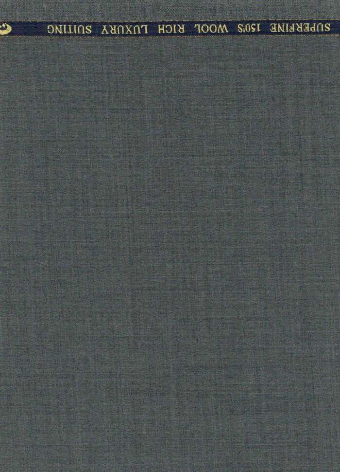 Georgio Gullini Grey super 150's Polywool suiting fabric